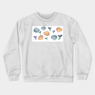 Pastel  Fossils and Shells Crewneck Sweatshirt